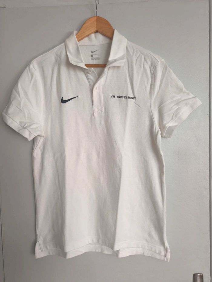 Polo Nike blanc taille M