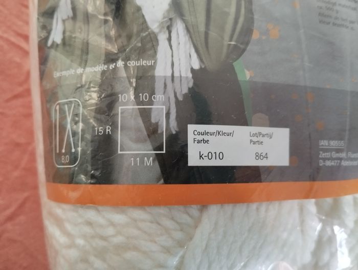 * Lot de 5 pelotes blanches Amelie par Crelando - photo numéro 5