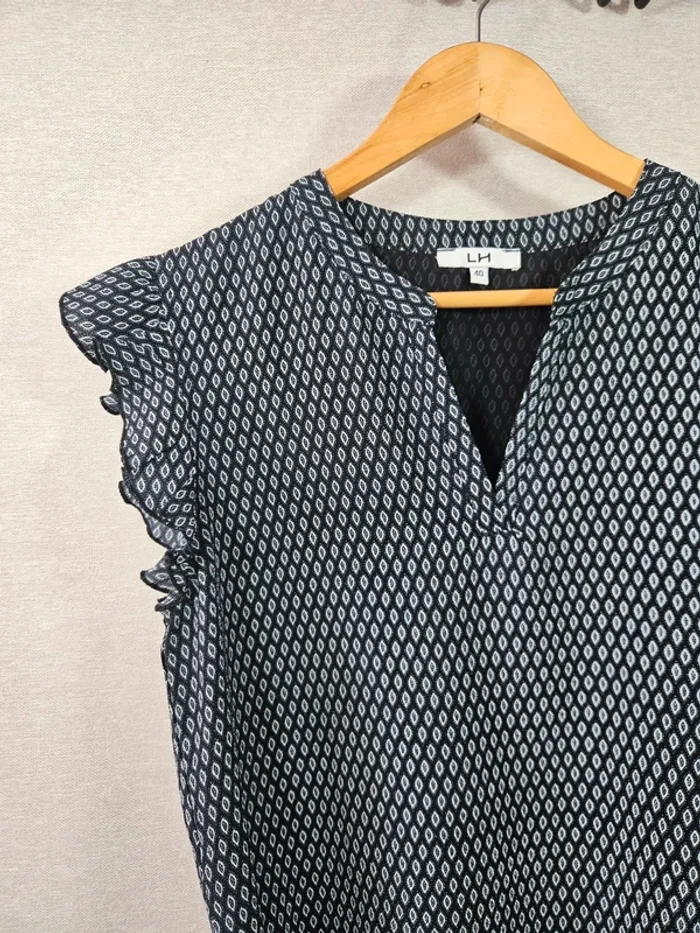 Robe portefeuille à volants - photo numéro 2