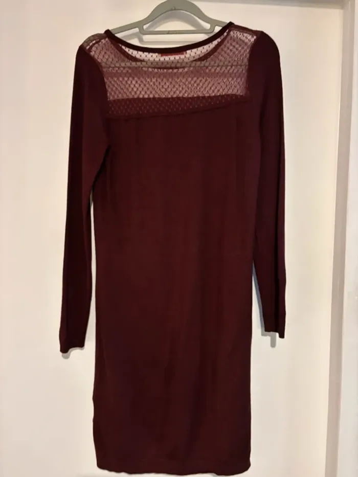 Jolie robe d hiver Camaïeu taille 38 -M en très bon état - photo numéro 4