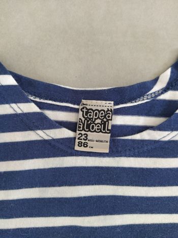 Tee-shirt 23 mois