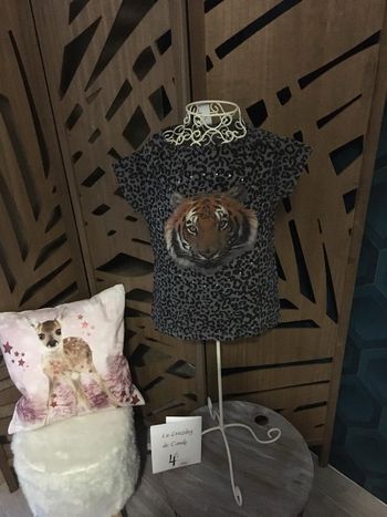 Tshirt fille 4 ans motif tigre
