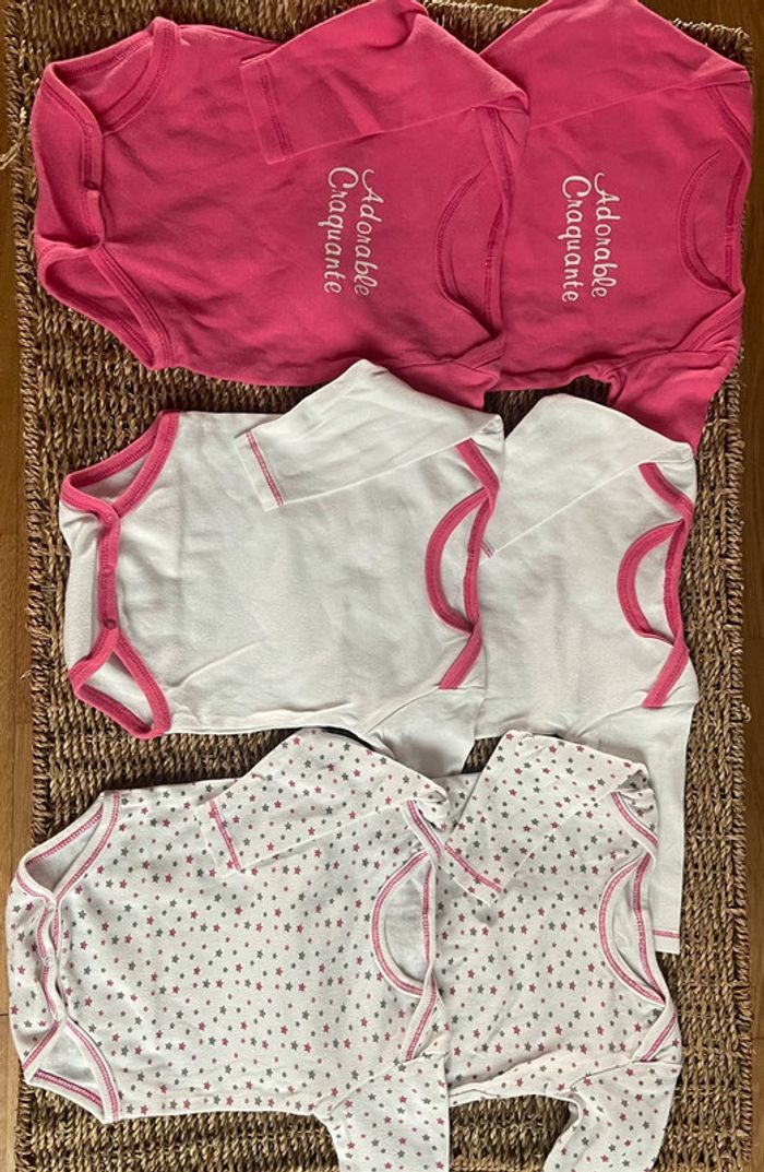 Lot de 6 bodys twins