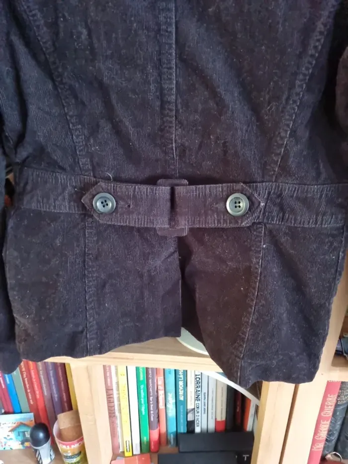 Veste en velours noir taille 38 - photo numéro 5