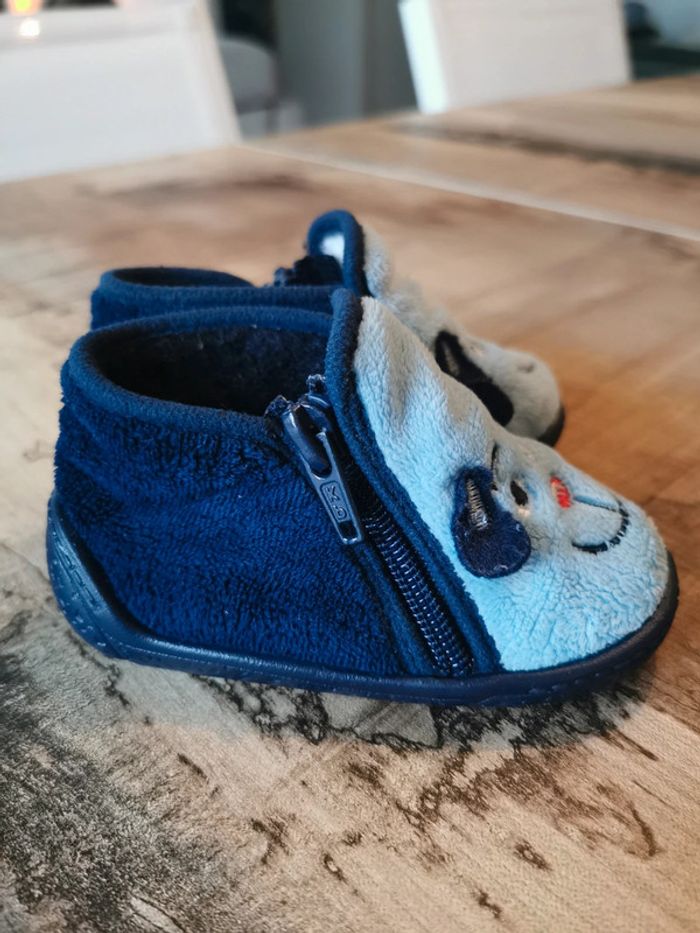 🌺Chaussons pointure 19 bleu bébé Toti - photo numéro 4