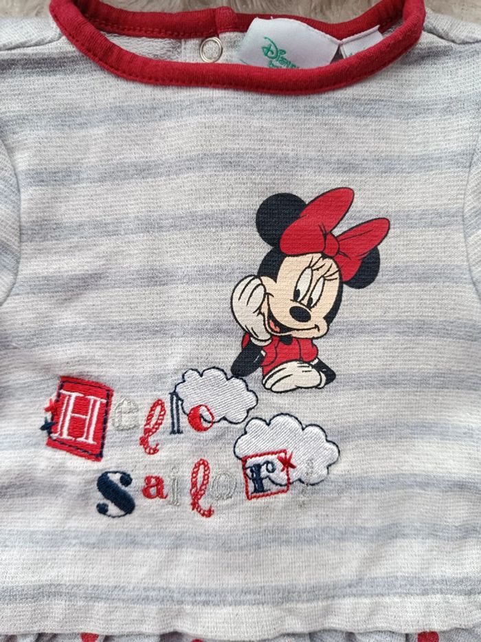 Robe manches courtes Fille 1 mois Minnie Hello Sailor Disney Baby - photo numéro 4