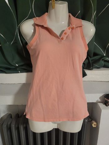 Débardeur rose femme xs tex