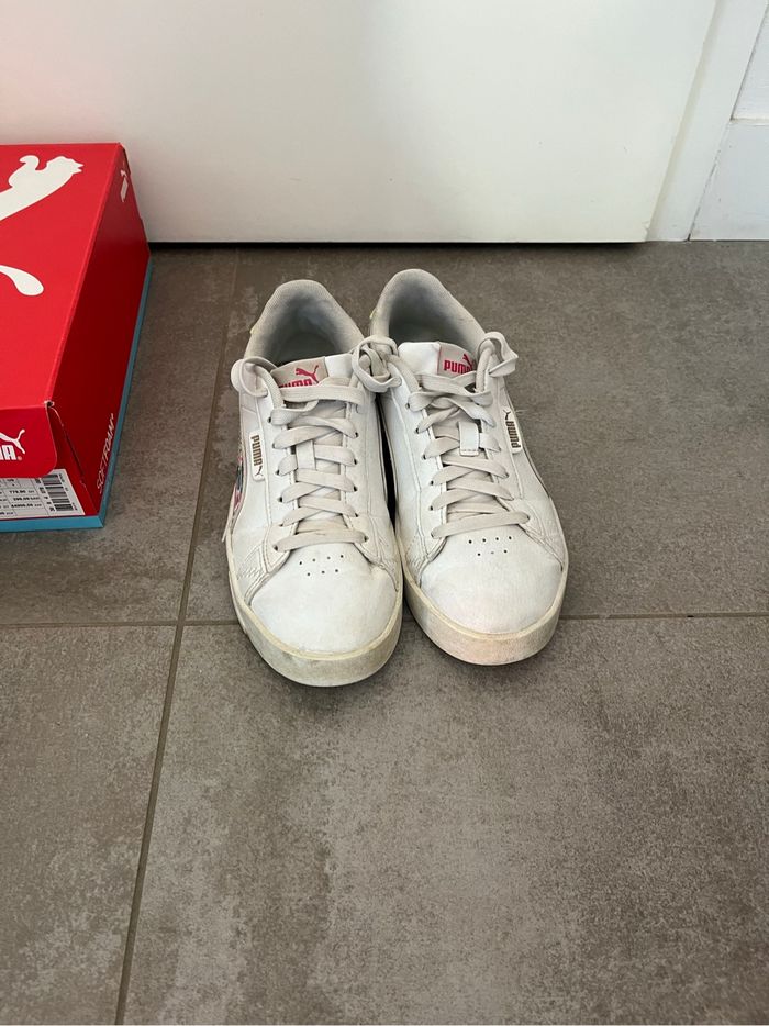Puma sneakers blanches 37 - photo numéro 2