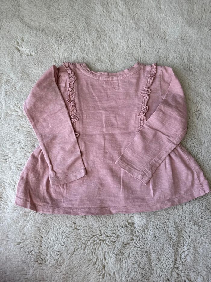Lot 3 tee-shirts manche longue - bébé fille - 24 mois- Kiabi - marese - très bon état - photo numéro 8
