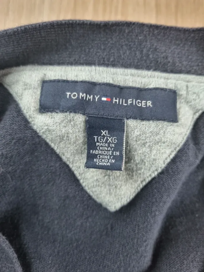 Cardigans à boutons bleue Tommy Hilfiger Homme Taille L - photo numéro 2
