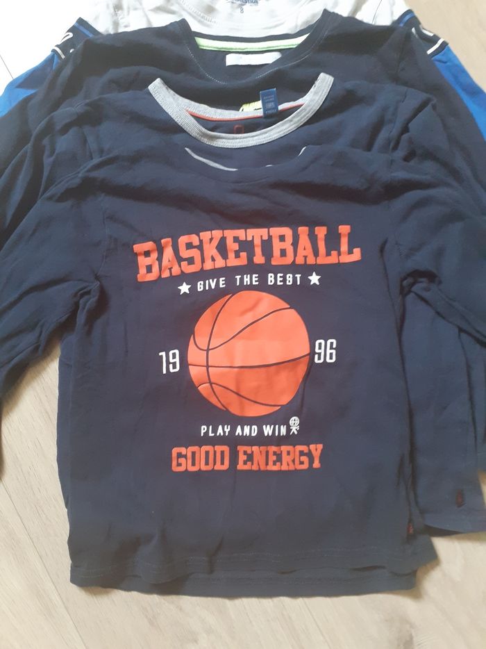 lots de 4 t-shirts manches longues - photo numéro 2