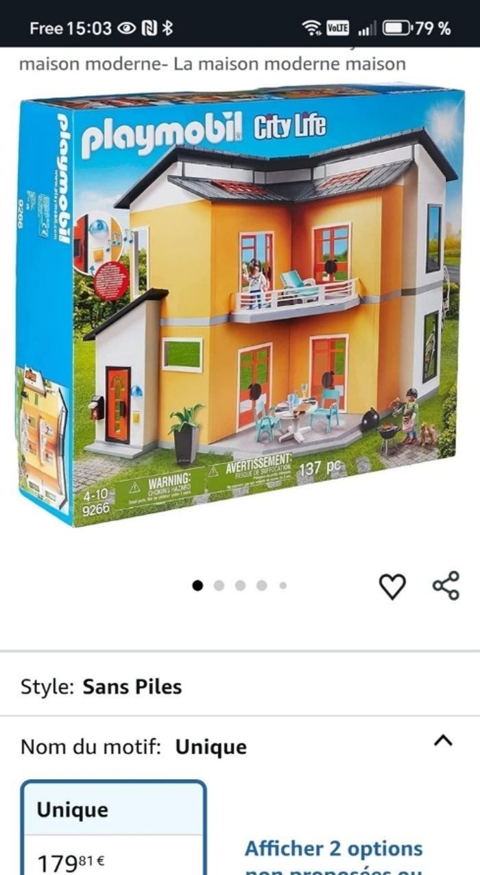 Maison moderne Playmobile - City Life - 9266 - photo numéro 6