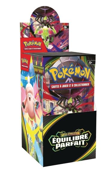 Demi display - 18 boosters - pokemon - équilibre parfait - scellé 