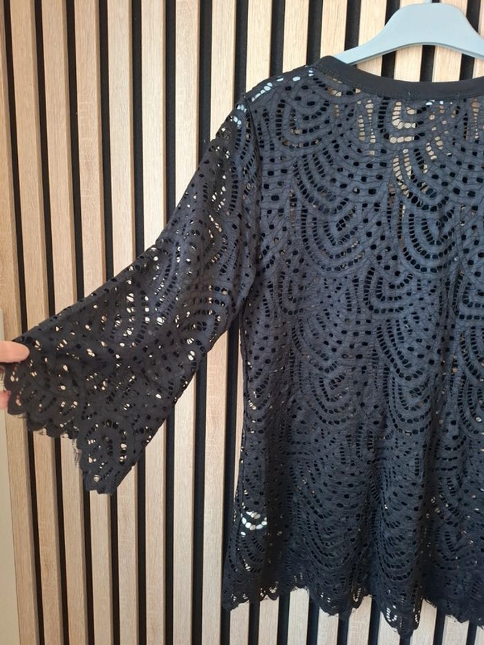 Haut blouse noire chic Moody's T 38 - photo numéro 11