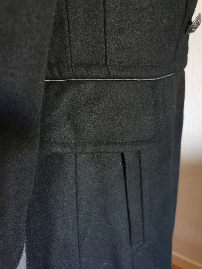 Manteau mi long noir et gris Mexx - photo numéro 3