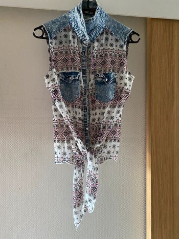 Chemisier à manches courtes / Taille M/L