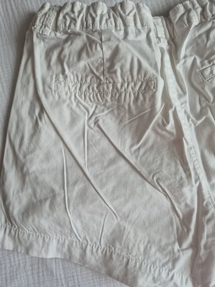 Short blanc Camaïeu bouton zèbre taille L - photo numéro 7