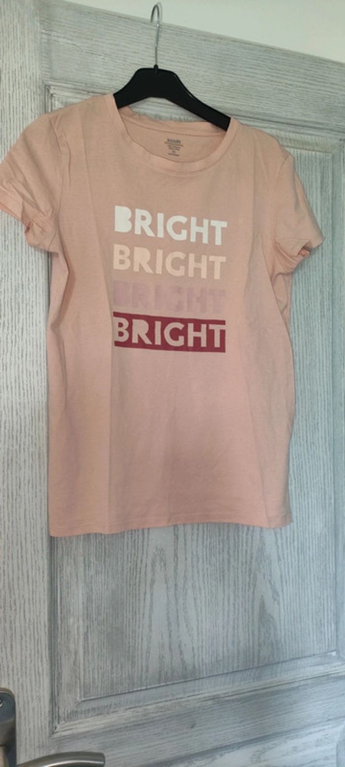 t-shirt rose bright Kiabi