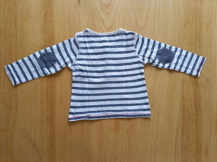 T-shirt à rayures taille 23 mois - photo numéro 4