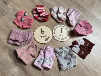 Lot chaussettes fille 6-12mois