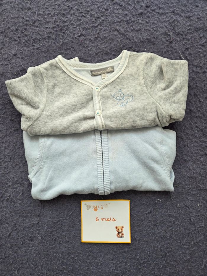 Lot habits automne hiver garçon 6 mois (25 pièces) - photo numéro 11