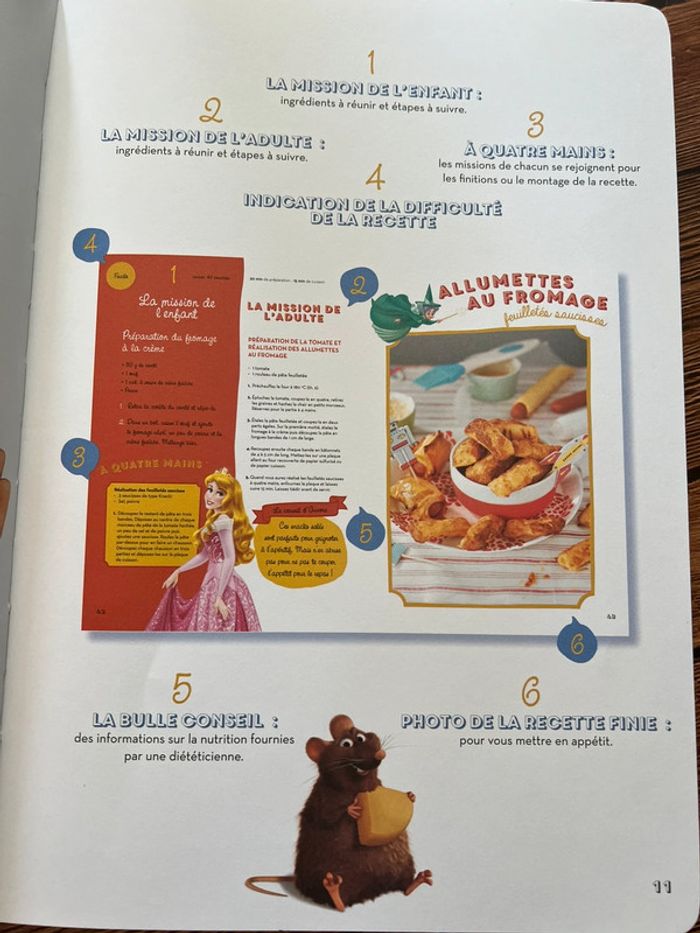 Cuisine à 4 mains - livre de recettes Disney - photo numéro 9