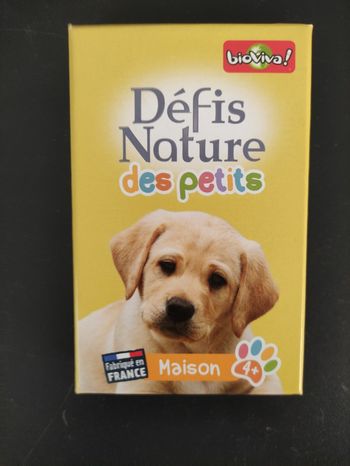 Jeu carte défi nature des petits