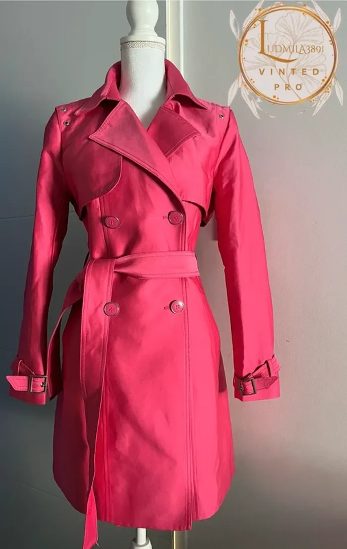 Trench Morgan rose Fuchsia T40 🌺 - photo numéro 2