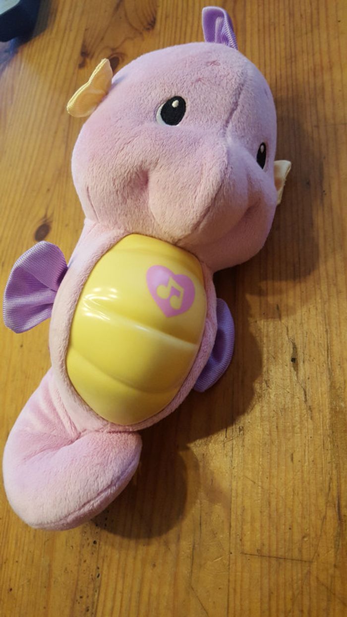 Veilleuse hippocampe rose