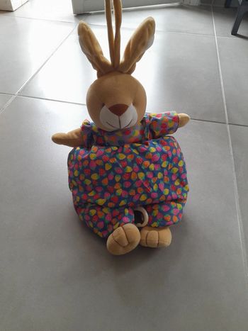 Peluche lapin musical