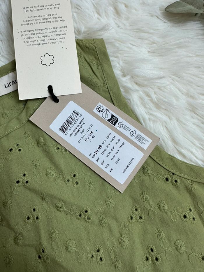 Haut broderie anglaise Lil Atelier taille 6 ans - photo numéro 4