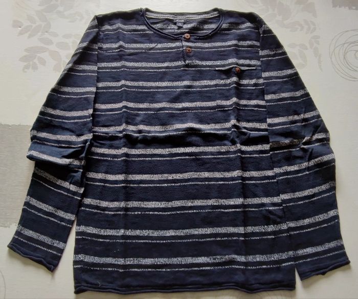 Pull fin rayé garçon 12 ans