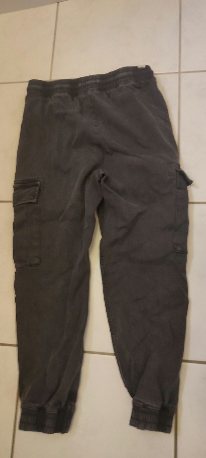 Cargo gris delavé 12 13 ans garcon - photo numéro 4