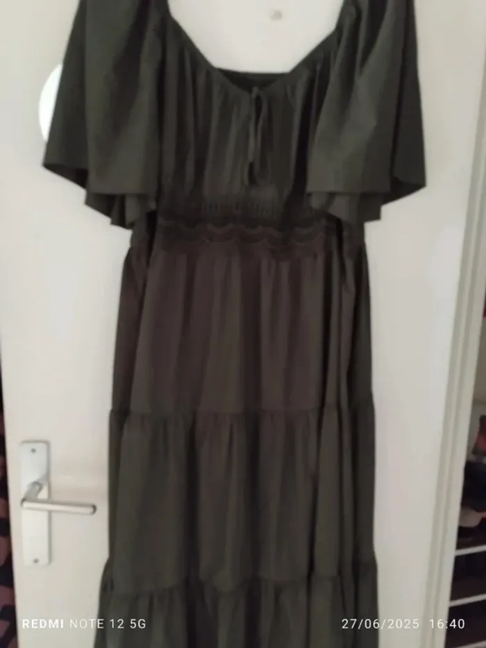 Robe longue VERT Kaki