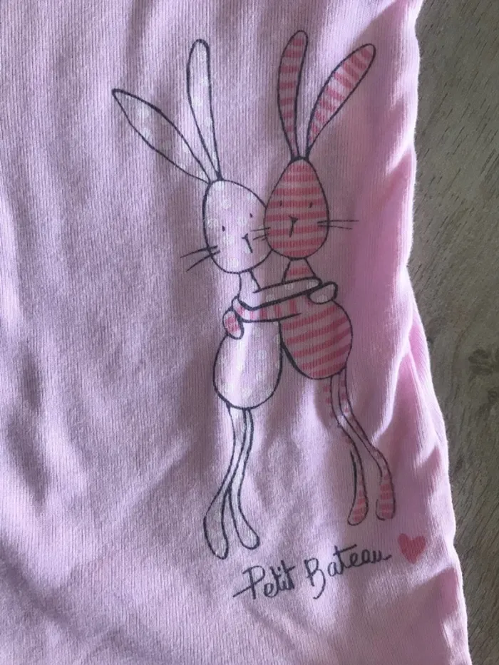 Lot de 2 bodies manches longues Petit Bateau 3 mois - photo numéro 5