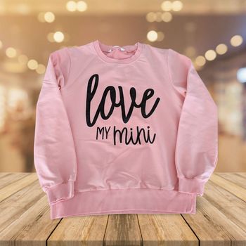 Sweat-shirt Femme PatPat "Love My Mini"