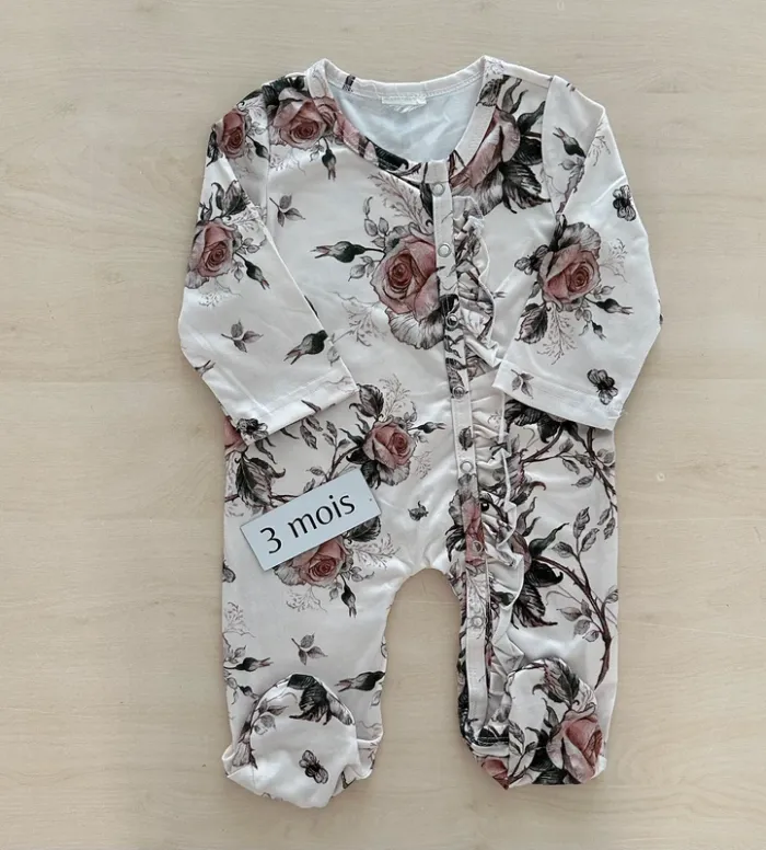 Pyjama léger fille 3 mois