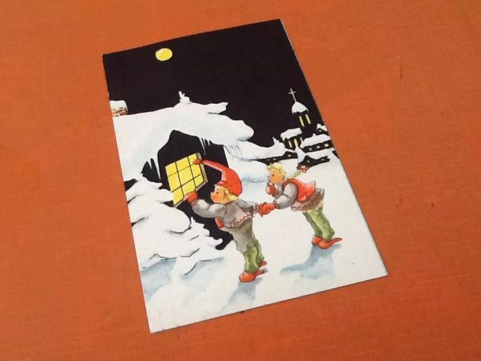 Carte postale ancienne Lutin Millet & Co Oslo Série N° 2629 - photo numéro 4