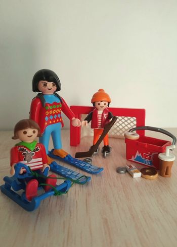 Cage de hockey, ski et luge Playmobil family fun