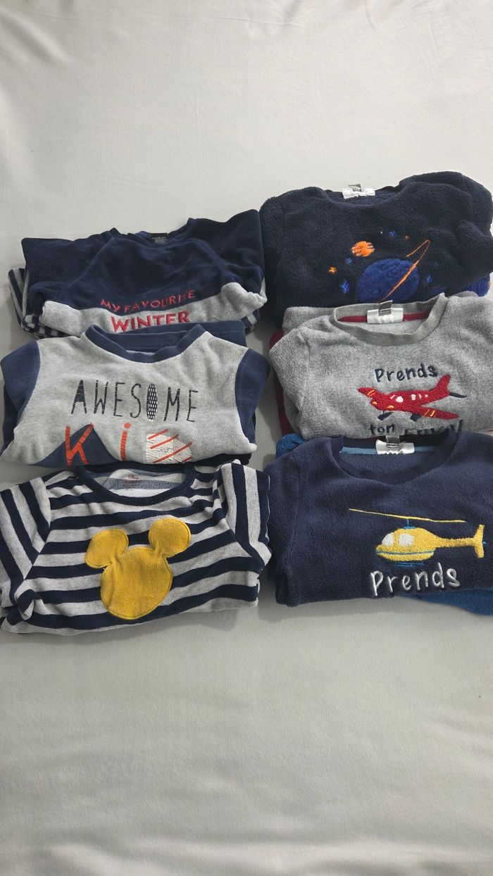 Lot de 6 pyjamas garçon – 4 ans / 104 cm - photo numéro 1