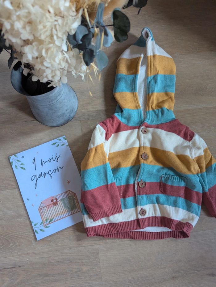 Gilet Mots d'enfants 9 mois