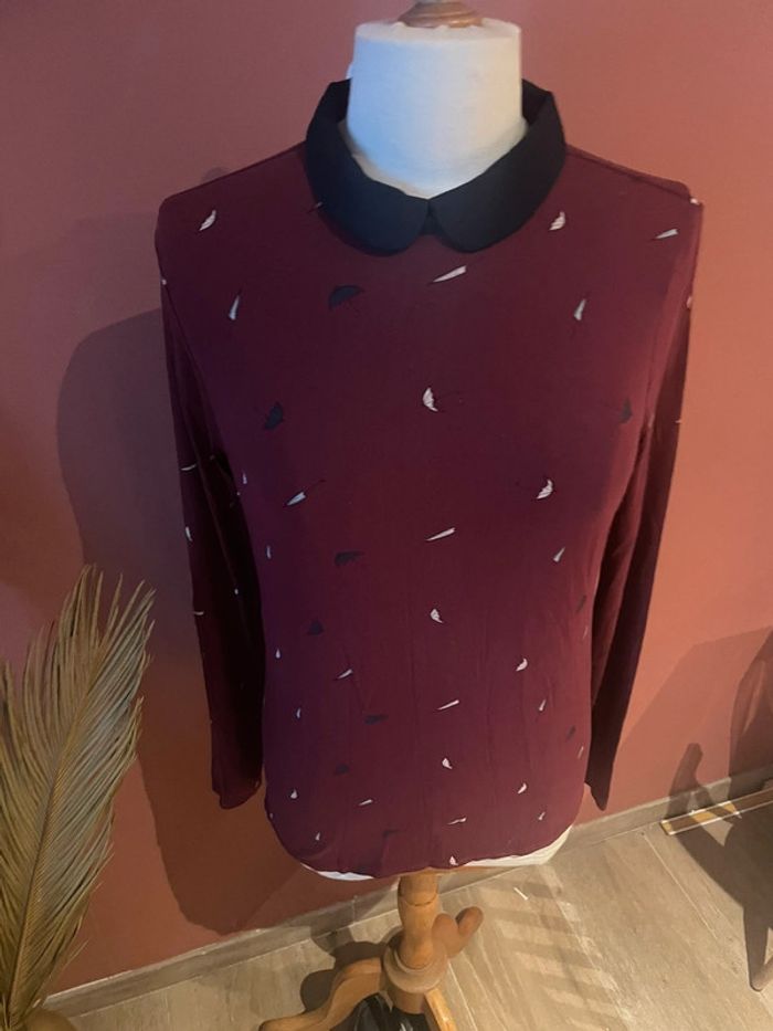 Blouse col Claudine Kiabi T42/44 - photo numéro 2
