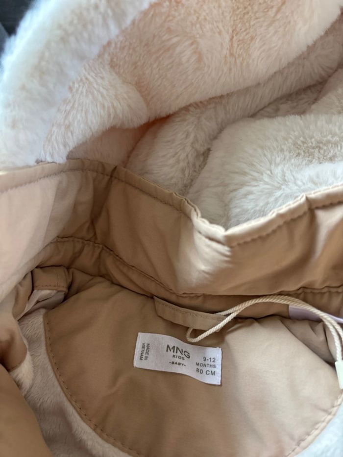 Veste chaude fille mango 9/12 mois neuve - photo numéro 2