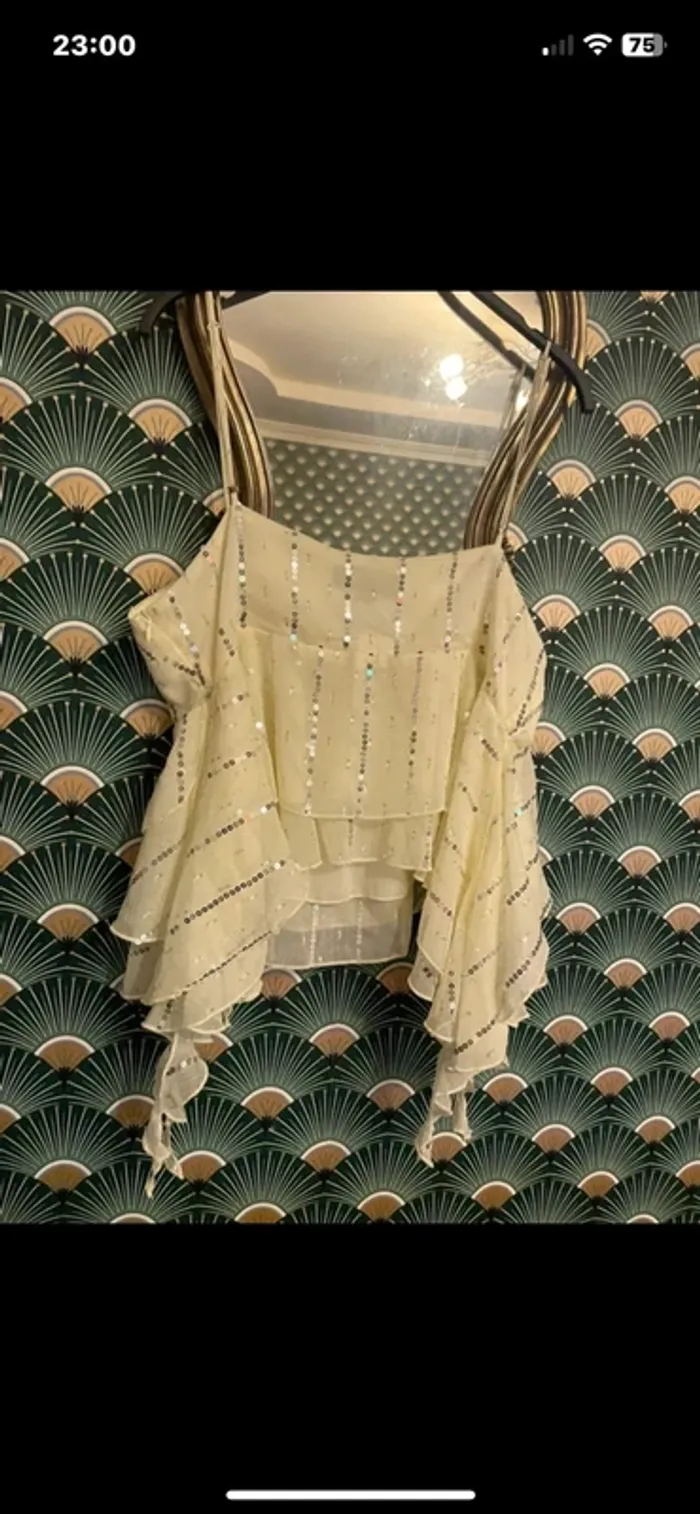 Très beau bustier asymétrique volant - photo numéro 7