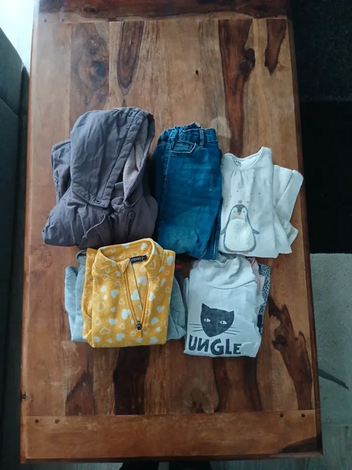 Lot de vêtements fille 4 ans automne hiver