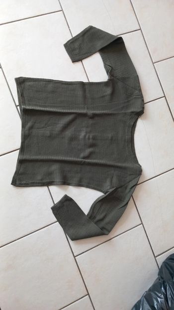 Pull kaki cache cache taille l femme tbe