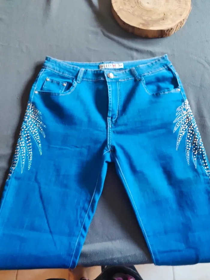 Pantalon taille haute neuf taille 44 - photo numéro 3