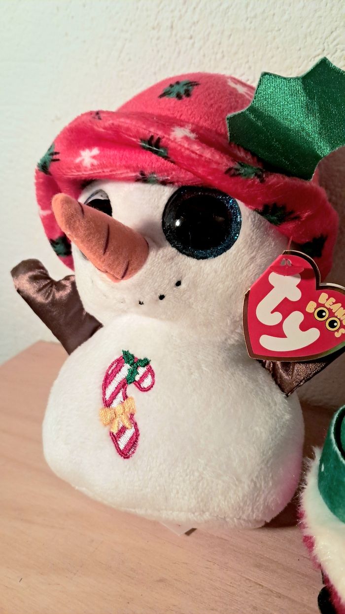 Lot 2 peluches TY Beanie Boos – Édition Noël - photo numéro 2