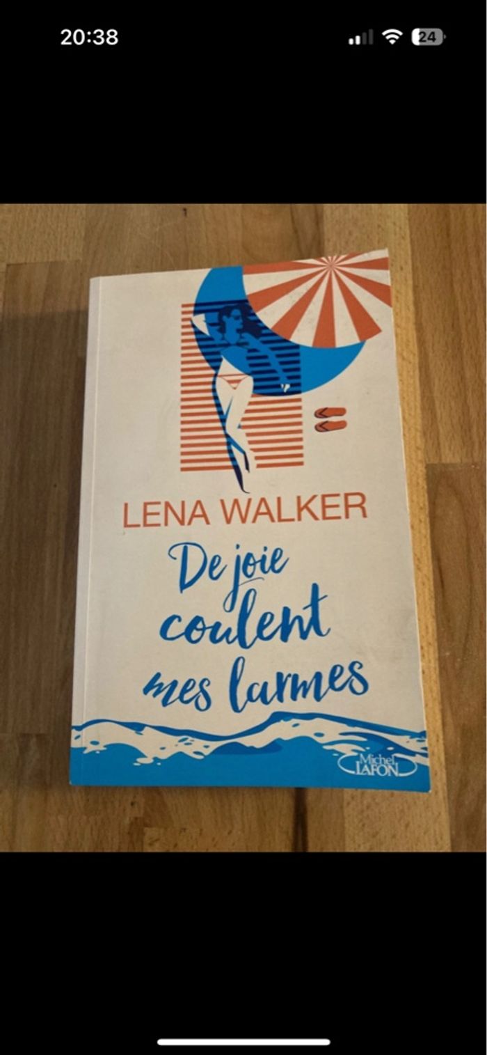 Livre De joie coulent mes larmes de Léna Walker