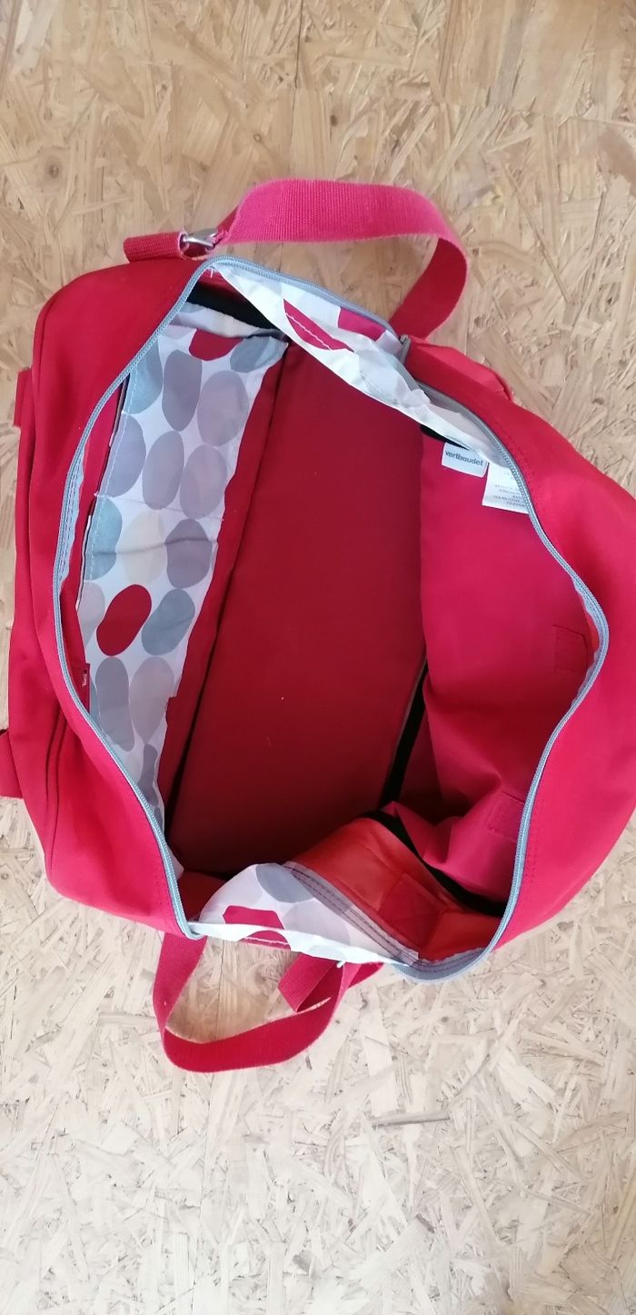 Sac à langer rouge - photo numéro 2